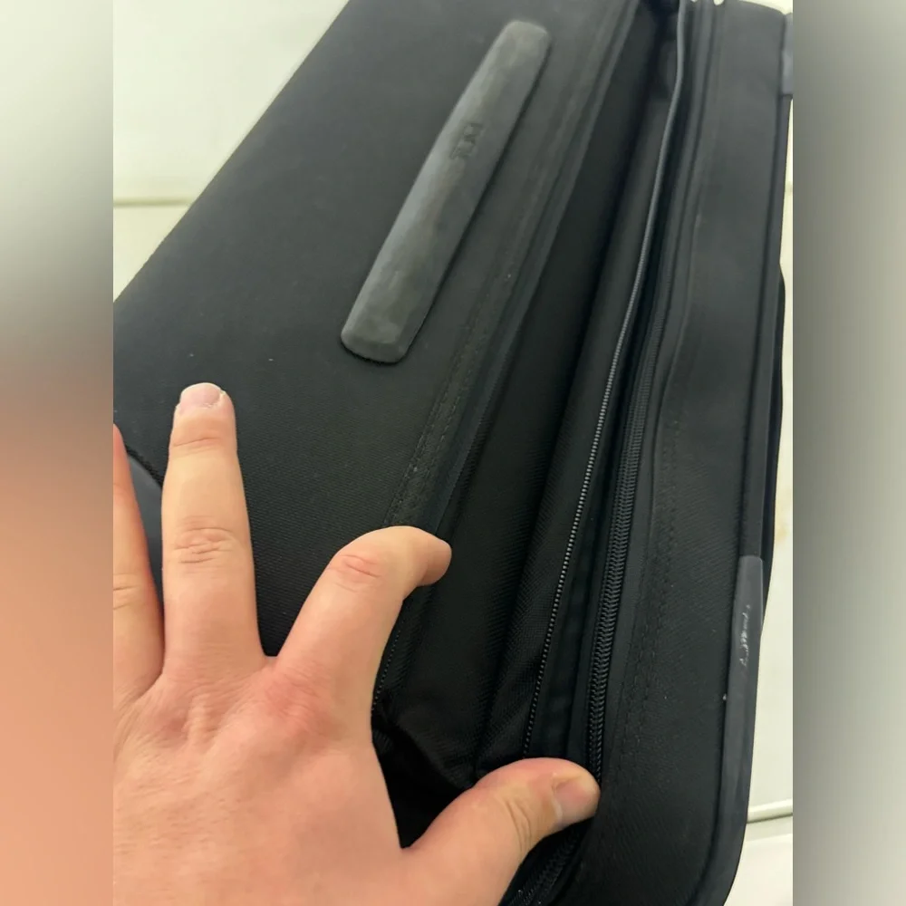 TUMI Black Rolling Carry-On Suitcase